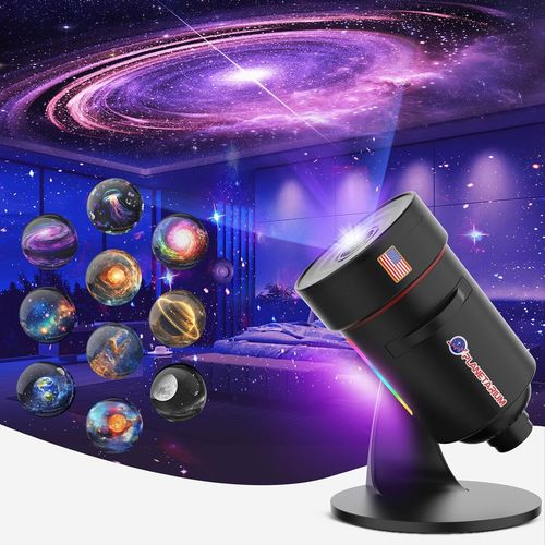BLAZEFLUX-Projecteur etoile 8e gen 2025 - Projecteur galaxie chambre minuterie, eclairage d'ambiance, planetarium realiste systeme