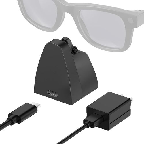 Blazeflux-Support Chargeur Et Cable Wayfarer Headliner Skyler Lunettes Connectees Mini Portable Dock Usb-C Cable 59 Pouces