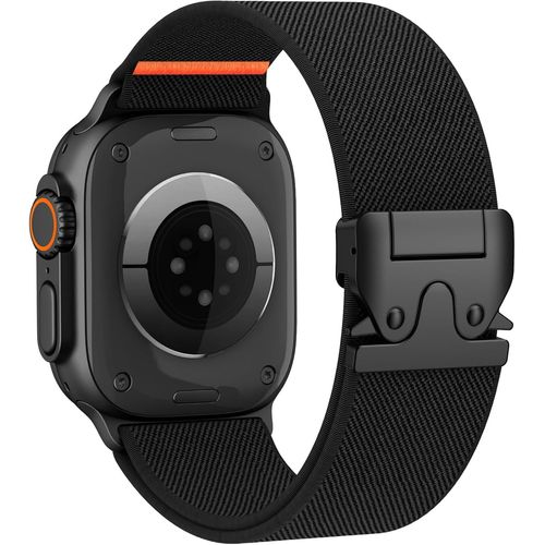 Blazeflux-Bracelet Sport Elastique Apple Watch Ultra/2 49mm 46mm 45mm 44mm 42mm 41mm 40mm 38mm Homme Femme, Sangle Nylon Reglable
