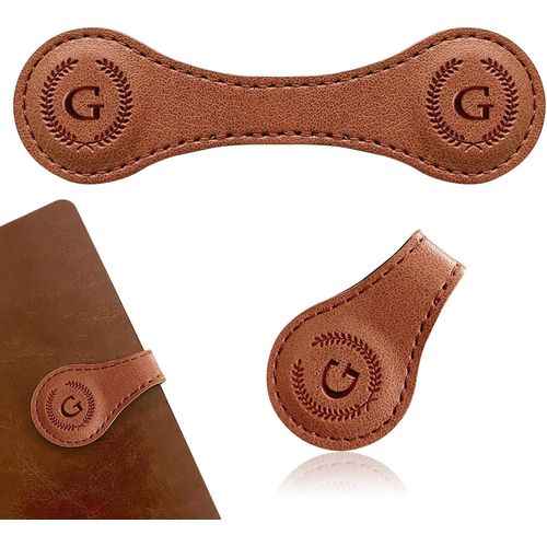 Blazeflux-Marque-Page Personnalise En Cuir Avec Initiale Choix 26 Lettres Cadeau Lecteurs