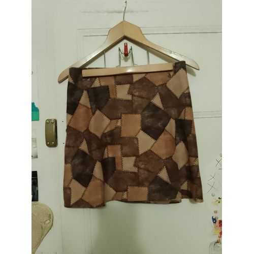 Jupe Motifs Marrons/Beiges 38 M Pimkie.