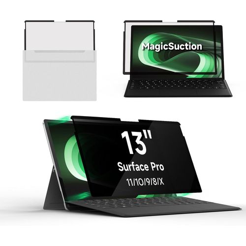 BLAZEFLUX-Ecran confidentialite 13pouces Surface Pro 11/10/9/8/X, filtre anti-espion amovible pour Microsoft Surface Pro 13pouces