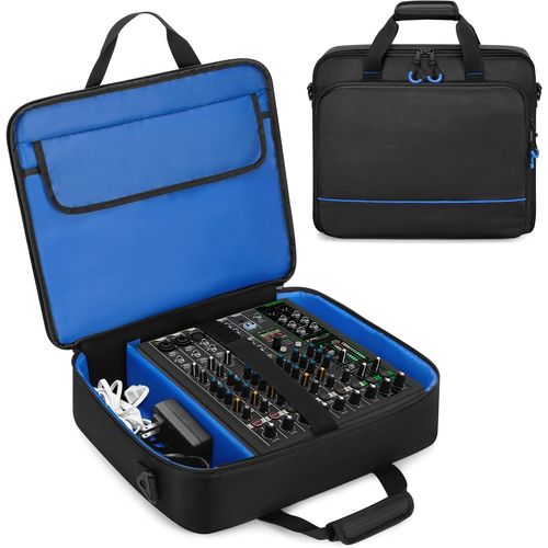 BLAZEFLUX-Sac de transport pour mixer Mackie ProFX12v3/ProFX10v3, etui poches pour micros, cables et accessoires (design brevete)