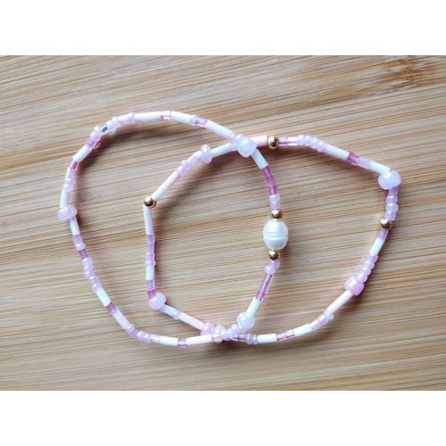 Bracelet Élastique Rose