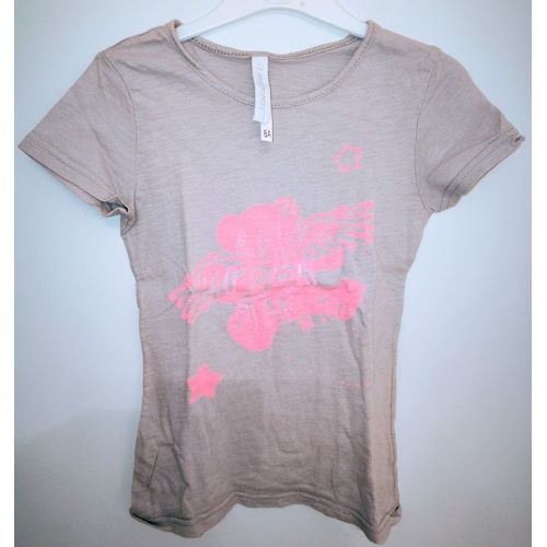 T-Shirt Sable Imprimé Lulu Castagnette - T 8 Ans