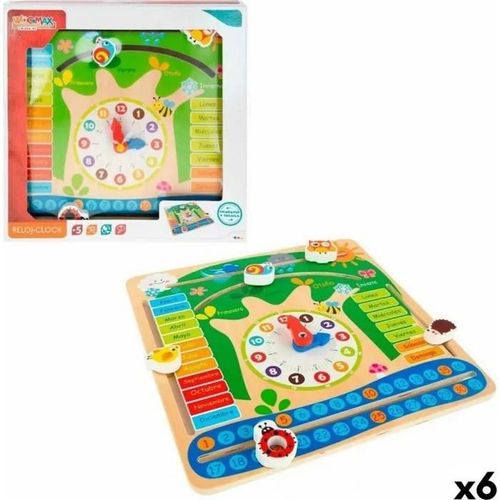 Nc Jouet Educatif Colorbaby Calendrier 30 X 30 X 3 Cm (6 Unités)