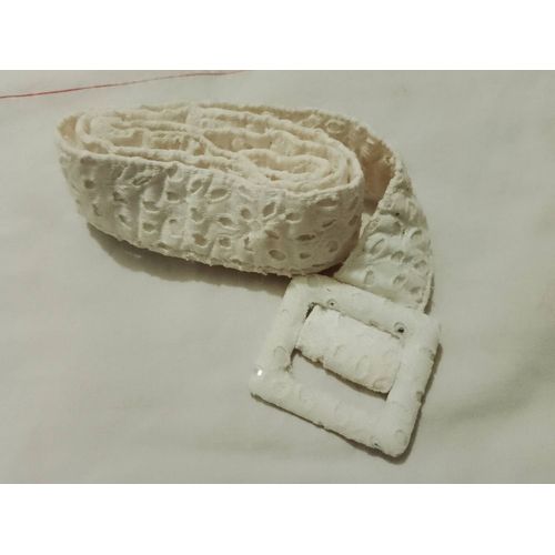 Ceinture En Dentelle Blanche 6 Ans Vintage Années 70.