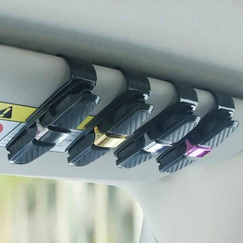 Réinitialisation De Lunettes De Voiture Pour Pare-Soleil,Support De Lunettes De Soleil,Étuis De Fixation,Clip De Lunettes Cip,Pince De Carte De Billet,Universel