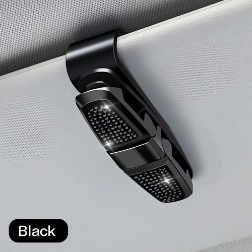 Pare-Soleil Pour Véhicule,Fixation Automatique,Lunettes De Soleil,Porte-Lunettes,Carte,Billet,Stylo,Clip,Accessoires Automobiles - Type Size A 1pc Black