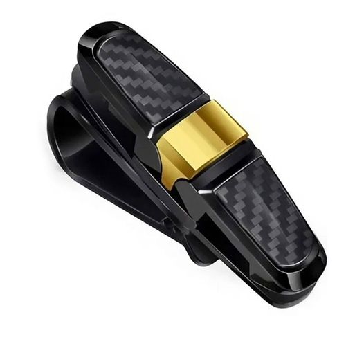 Pare-Soleil Pour Véhicule,Fixation Automatique,Lunettes De Soleil,Porte-Lunettes,Carte,Billet,Stylo,Clip,Accessoires Automobiles - Type Size B 1pc Gold