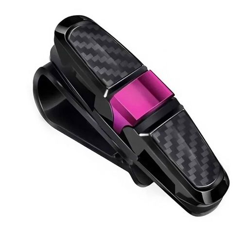 Pare-Soleil Pour Véhicule,Fixation Automatique,Lunettes De Soleil,Porte-Lunettes,Carte,Billet,Stylo,Clip,Accessoires Automobiles - Type Size A 1pc Pink #A