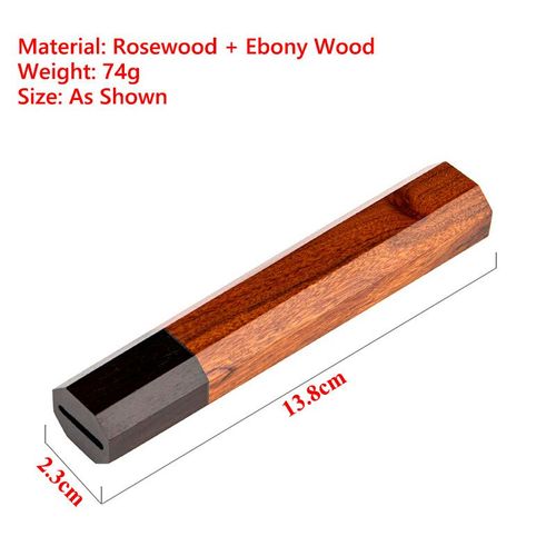 Manche De Couteau En Bois De Bricolage Professionnel,Restaurant,Cuisine,Tranchage Japonais Santoku,Manche De Couteau De Voiture,Accessoires De Remplacement - Type D Type