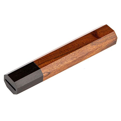Manche De Couteau De Cuisine Octogonal En Bois,Poisson De Chef,Sashimi Japonais Cru,Accessoires De Remplacement De Bricolage Écologiques - Type Black