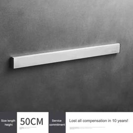 Porte-Couteau Magnétique En Acier Inoxydable,Porte-Couteaux Magnétique,Rangement De Nuit Mural T1 Pour Accessoires De Cuisine Opaque - Type 1pc Sliver 50cm