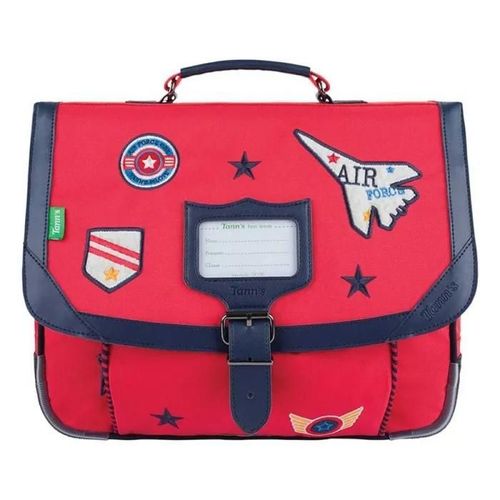 Tann's - Cartable 35cm "Antoine" rouge - 12835