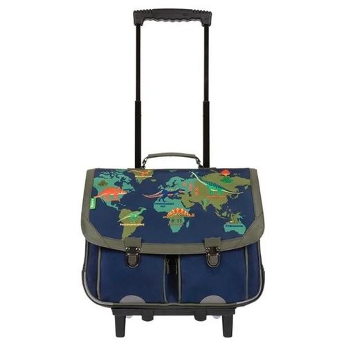 Tann's - Cartable à roulettes 38cm "Marius" bleu - 12888