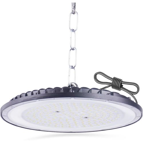 Kal-200w Ufo Projecteur Led Industriel, High Bay Lumière Éclairage D'atelier Lampe Industrielle Led Lustre Intérieur, Hall Projecteur Lampe Pour Entrepôt Garage Usine Atelier Gymnase