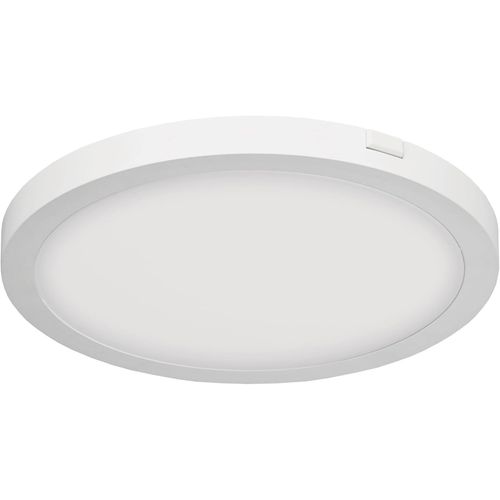 Kal-Luminaire Plafonnier Led Ultramince Plat Pour Salle De Bain, Cuisine, Couloir, Vestiaire Etc., Montage Encastré Ou En Surface Pour Plafond Ou Mur, 18w, 1900lm, Blanc Froid 6000k, ¿230mm