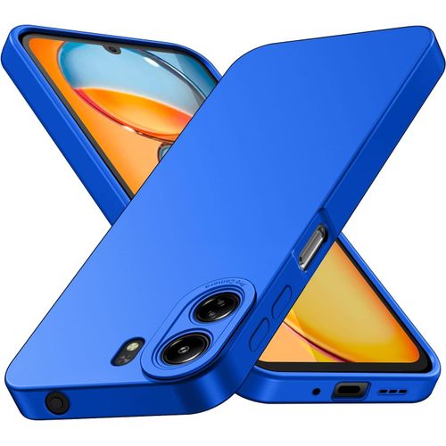 Coque Pour Xiaomi Redmi 13c, Coque Redmi 13c, Housse Etui De Protection En Silicone Souple,Cover Antichoc Avec Protege De Camera,Compatible Avec Tpu (Bleu, Redmi 13c)