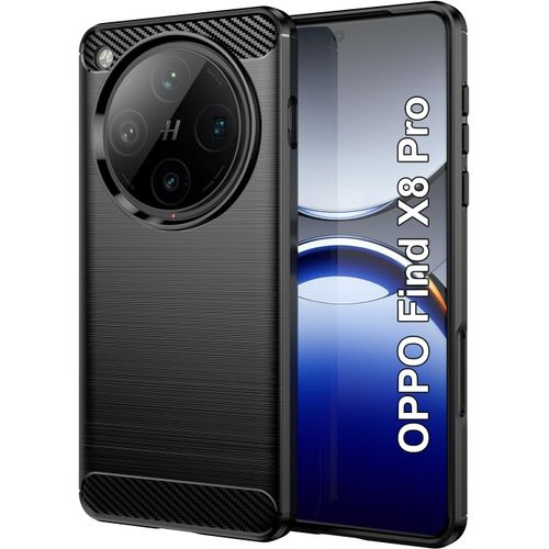 Coque Pour Oppo Find X8 Pro Cover, Etui Souple Flexible En Premium Tpu Case, Antichoc, Anti-Dérapante Pour Oppo Find X8 Pro-Noir
