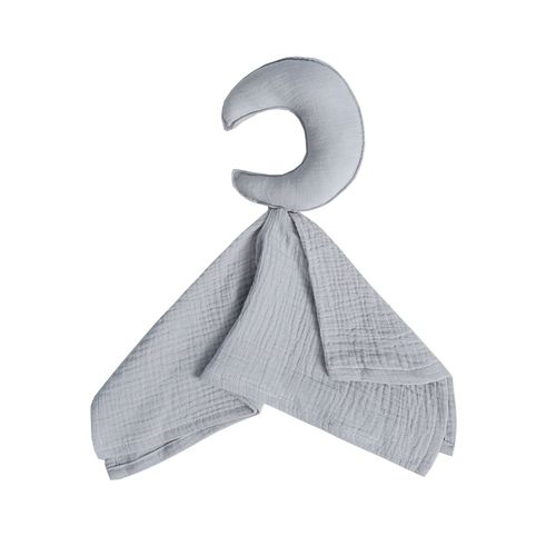 Sucette Insulaire Pour Bébé,Serviette Apaisante,Bavoir,Poupée Douce,Anneau De Dentition,Confort Pour Nourrissons,Sommeil,Soins Infirmiers,Couverture De Câlin,Jouets - Type Gray Moon #B