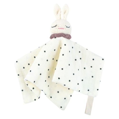 Serviette De Câlin En Gaze De Coton Pour Bébé,Bavoir En Peluche De Lapin Et D'ours,Sucette Au Beurre,Serviette D'allaitement Pour - Type D3