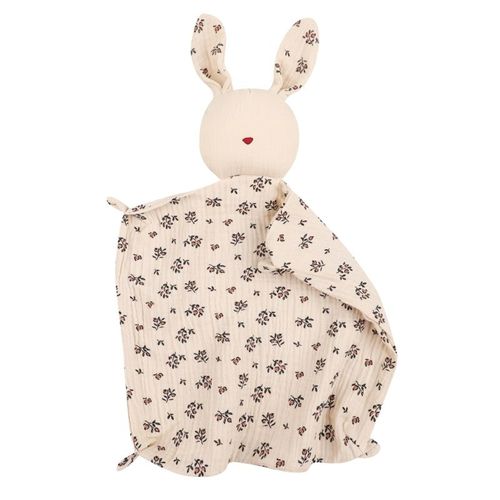 Serviette En Mousseline De Coton Pour Bébé,Lapin En Peluche,Pour,Pour Apaiser Le Sommeil,Couverture De Sécurité,Pour Le Visage,Cadeau De Noël Pour Enfants - Type C3-Rabbit Towel