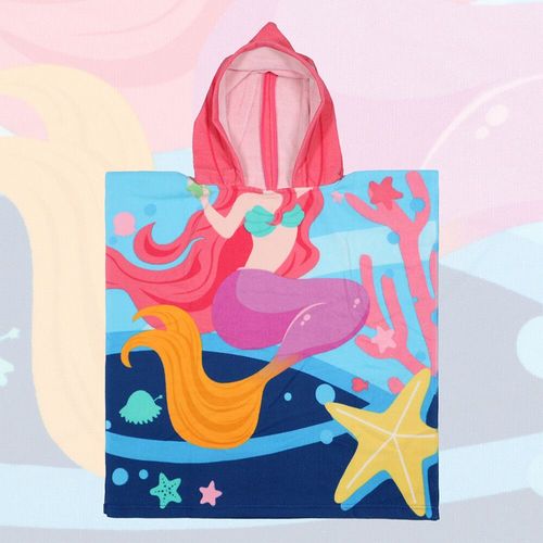 Enfants Articles De Bain Enfants Cape À Capuche Serviette Garçon Requin Peignoir Bébé Dinosaure Serviette De Bain Filles Licorne Serviette De Plage Couverture D'enveloppe - Type Lg46