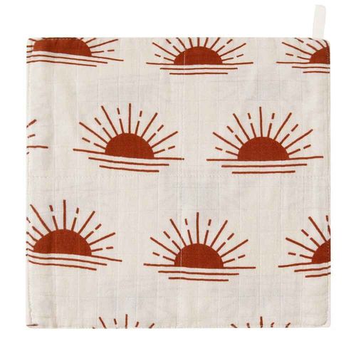 Serviette de visage en bambou pour bébé,mouchoir doux,bavoirs en mousseline,serviette de salive,gaze de coton,petit bavoir carré pour enfants,Everths,2 couches - Type new sun