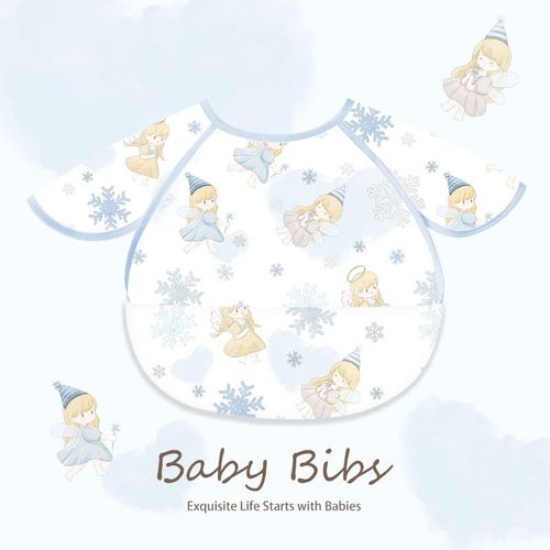 Bavoir Mangeant Pour Bébé,Nourriture Complémentaire,Imperméable,Alimentation De Salive,Bavoir Pour Enfants,Haute Qualité,Toute L'année - Type Princess
