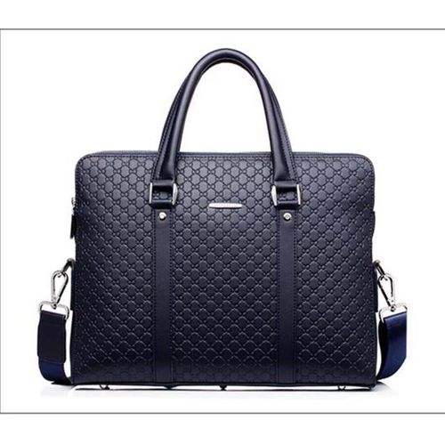 Sac à main en cuir de grande capacité pour hommes,sacs pour ordinateur portable,sac messager,étui à bombes d'affaires,haute qualité,mode,lancé - Bleu