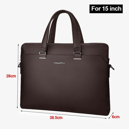WIcomparaisons AMPOLO-Sac à Bombes en Cuir group pour Homme,Sacoche d'Ordinateur Portable de 14 Pouces,de Haute Qualité,de Marque Célèbre - Brown-15inch