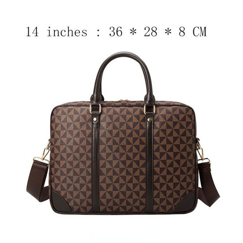 Sac à Main de Marque en Cuir group pour Homme et Femme,Sacoche pour Copie d'Ordinateur Portable,Valise pour Bombes de l'Équipe d'Équipe d'Équipe d'Équipe d'Équipe,2023 - 14MiddleBrown