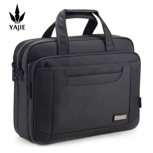 Sac à Main en Toile de Grande Capacité pour Homme,Sacoche d'Affaires pour Ordinateur Portable de 15.6 Pouces - Color-Dark Grey