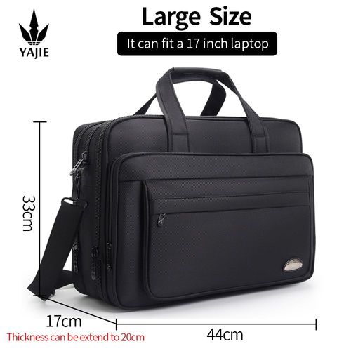 Sac à Main en Toile de Grande Capacité pour Homme,Sacoche d'Affaires,pour Ordinateur Portable,17/19 Pouces,15.6 Pouces - Large Size