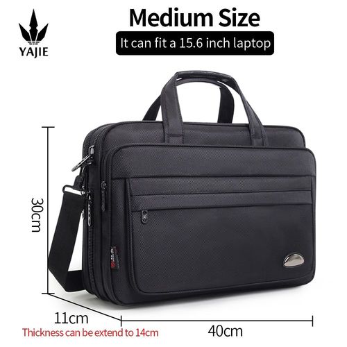 Sac à Main en Toile de Grande Capacité pour Homme,Sacoche d'Affaires,pour Ordinateur Portable,17/19 Pouces,15.6 Pouces - Medium Size