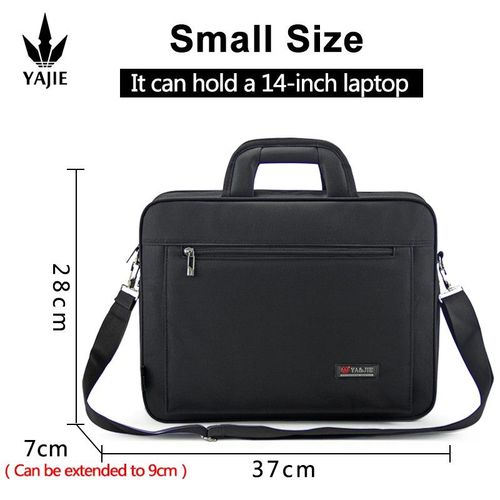 Sac à Main en Toile de Grande Capacité pour Homme,Sacoche pour Ordinateur Portable de 14 Pouces et 15.6 Pouces - Small Size-14 inch