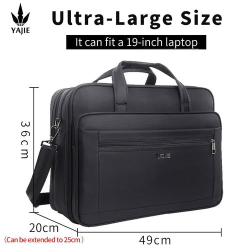 Grands étuis à bombes pour hommes,sac fourre-tout en toile,15.6 pouces,17 pouces,19 pouces,étui pour ordinateur portable,sacs de travail,sac de messager de bureau - Ultra-Large Size
