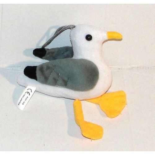Peluche Porte Cles Mouette Sonore Roda