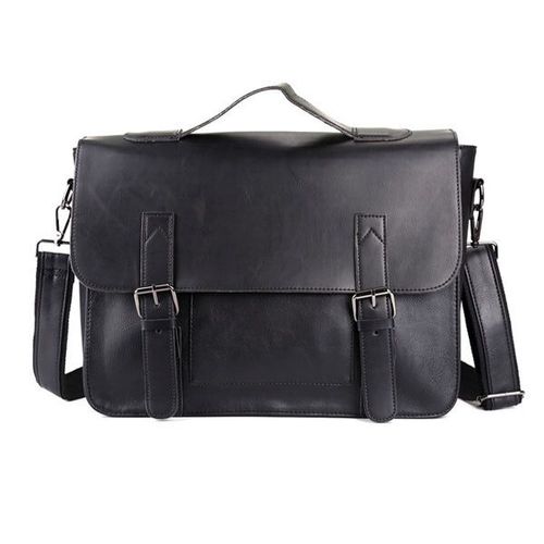 GUMST-Sac à Main en Cuir pour Homme,à Bandoulière,Sacoche,Nouvelle Bombe,Fourre-Tout - Black