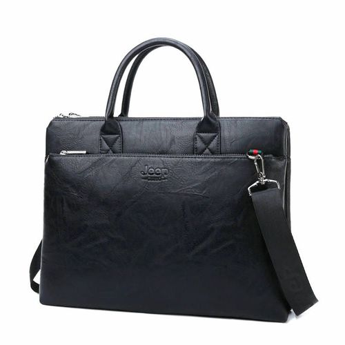 Guitar EP BULUO-Sac à main en cuir pour ordinateur portable 14 pouces,étuis à bombes pour hommes,sacs de voyage d'affaires,sacs initiés au bureau,haute qualité - 8862-3-black