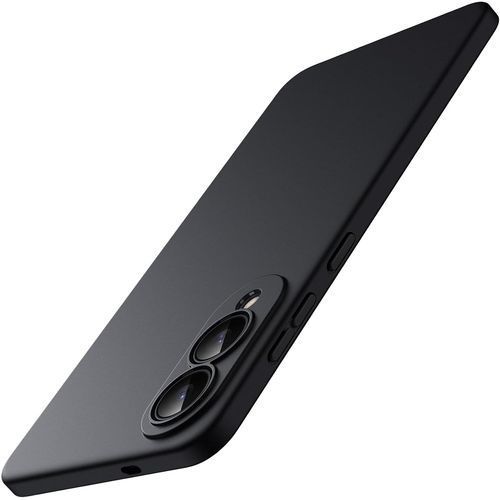 Fine Ajuste Coque Pour Samsung Galaxy S25 Edge, Protection Complète De L'objectif De Caméra, Housse Étui De Protecteur Fine En Tpu Souple Avec Finition Mat (Noir)
