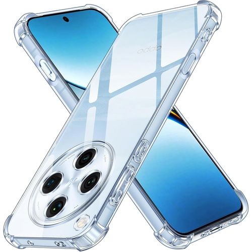 Coque Pour Oppo Find X8 Pro, Ultra Transparent Étui De Protection En Silicone Antichoc Avec Coins Renforcés, Clair Mince Souple Tpu Bumper Housse