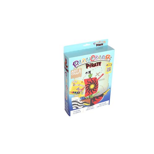 Pack Playcolor Pirate 6 Basic One + 1 Bateau En Carton