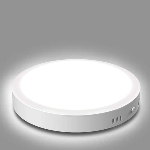 Kal-18w Plafonnier Led Rond Ultra Plate Lampes De Plafond, 1440lm Blanc Froid Naturel 6000k, Ø22*3.8cm Luminaire Intérieur Parfait Pour Chambre, Cuisine, Entreé [Classe Énergétique A+]
