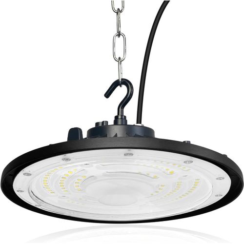 Kal-200w Ufo Projecteur Led Industriel, High Bay Lumière Éclairage D'atelier 20000lm Lampe Industrielle Led Lustre Intérieur, Hall Projecteur Lampe Pour Entrepôt Garage Usine Atelier Gymnase