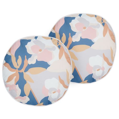 Lot De 2 Coussins Multicolore Verezzi 40 X 40 Cm