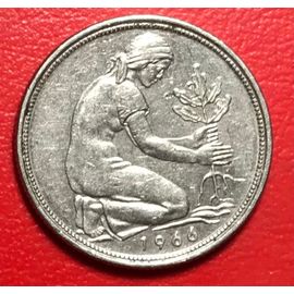 50 Pfennig - 1966 J - Allemagne