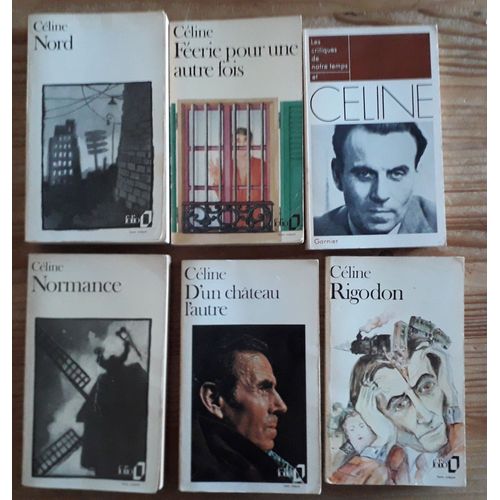 Lot 5 Livres De L.F. Céline . Folio