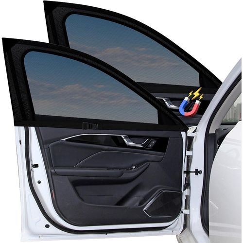 Kal-Pare Soleil Voiture Avant, Protection Soleil Voiture, Adsorption Magnétique Monocouche, Moustiquaire Voiture Avec Une Meilleure Perméabilité À L'air Et Visibilité(F-Form)